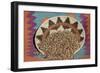 Dried Beans in a Native American Basket-null-Framed Giclee Print