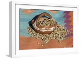 Dried Beans in a Pueblo Indian Pot-null-Framed Giclee Print