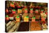 Dried Chinese Herbs, Mushrooms, and Spices in Front of a Grocery-Sabine Jacobs-Stretched Canvas