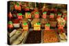 Dried Chinese Herbs, Mushrooms, and Spices in Front of a Grocery-Sabine Jacobs-Stretched Canvas