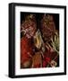 Dried Leaves hydrangea-null-Framed Art Print