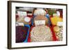 Dried Legumes, Food Market, Kuching, Sarawak, Malaysian Borneo, Malaysia, Southeast Asia, Asia-Nico Tondini-Framed Photographic Print