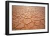Dried-Up Earth the Hot Sun in the Simpson Desert-null-Framed Photographic Print