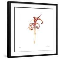 Dried Yellow Lily Abstract No 388-Shams Rasheed-Framed Giclee Print