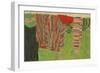 Dries Et Beret Rouge Sur Paravent, 2004-Delphine D. Garcia-Framed Giclee Print