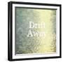 Drift Away-Vintage Skies-Framed Giclee Print