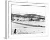 Drift Fence on Farmland-Marion Post Wolcott-Framed Photographic Print