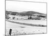 Drift Fence on Farmland-Marion Post Wolcott-Mounted Photographic Print