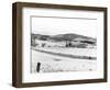 Drift Fence on Farmland-Marion Post Wolcott-Framed Photographic Print