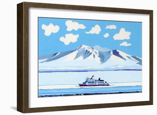 drift ice ship-Hiroyuki Izutsu-Framed Giclee Print