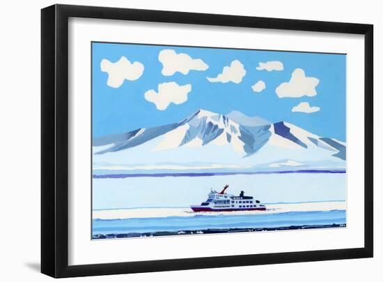 drift ice ship-Hiroyuki Izutsu-Framed Giclee Print