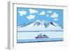 drift ice ship-Hiroyuki Izutsu-Framed Giclee Print
