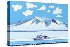 drift ice ship-Hiroyuki Izutsu-Stretched Canvas