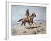 Drifters, 1892-Charles Marion Russell-Framed Premium Giclee Print