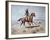 Drifters, 1892-Charles Marion Russell-Framed Premium Giclee Print