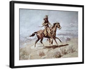 Drifters, 1892-Charles Marion Russell-Framed Premium Giclee Print