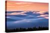 Drifting Above The Fog, Mount Tamalpais, San Francisco-Vincent James-Stretched Canvas