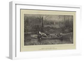 Drifting, an American Autumn Effect-William John Hennessy-Framed Giclee Print