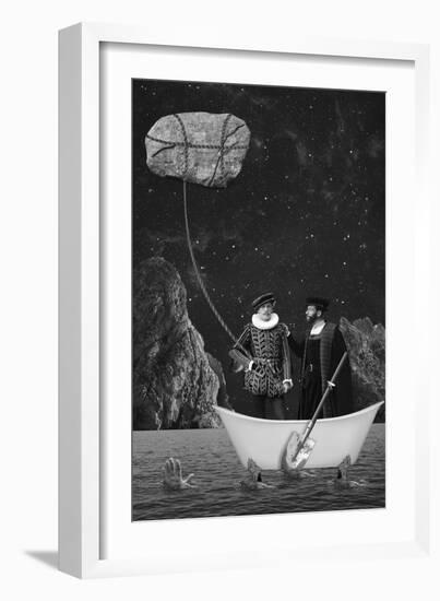 Drifting Away-Elo Marc-Framed Giclee Print