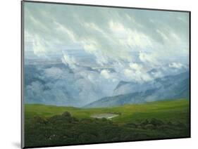 Drifting Clouds-Caspar David Friedrich-Mounted Giclee Print