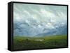 Drifting Clouds-Caspar David Friedrich-Framed Stretched Canvas