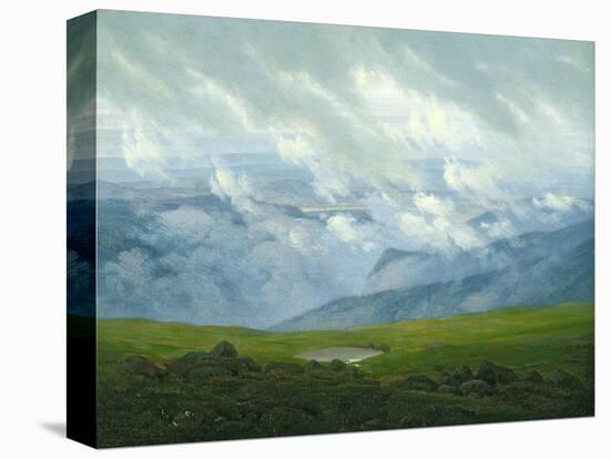 Drifting Clouds-Caspar David Friedrich-Stretched Canvas