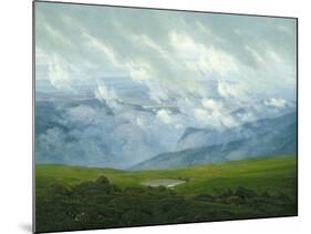 Drifting Clouds-Caspar David Friedrich-Mounted Giclee Print