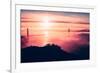 Drifting Fog Over Golden Gate and San Francisco-Vincent James-Framed Photographic Print