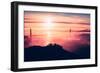 Drifting Fog Over Golden Gate and San Francisco-Vincent James-Framed Photographic Print