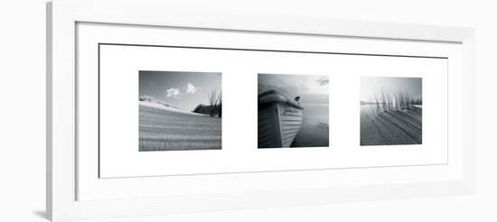 Drifting Sands Triptych-Jo Crowther-Framed Giclee Print