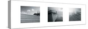 Drifting Sands Triptych-Jo Crowther-Stretched Canvas