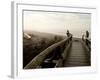Driftwood Bridge Entrance from Trail, Kalaloch Beach, Olympic National Park, Washington, USA-Trish Drury-Framed Photographic Print