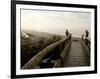 Driftwood Bridge Entrance from Trail, Kalaloch Beach, Olympic National Park, Washington, USA-Trish Drury-Framed Photographic Print