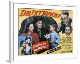 Driftwood, Ruth Warrick, Dean Jagger, Natalie Wood, Walter Brennan, Charlotte Greenwood, 1947-null-Framed Photo