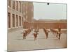 Drill in Playground, Alma Boys School, Bermondsey, London, 1908-null-Mounted Photographic Print