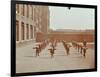 Drill in Playground, Alma Boys School, Bermondsey, London, 1908-null-Framed Photographic Print