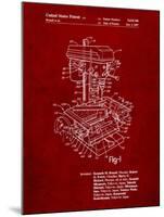 Drill Press Patent-Cole Borders-Mounted Art Print
