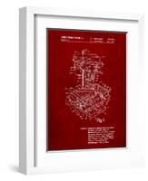 Drill Press Patent-Cole Borders-Framed Art Print