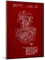 Drill Press Patent-Cole Borders-Mounted Art Print