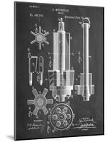 Drill Tool Patent-null-Mounted Art Print