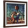 "Drilling for Oil," November 9, 1946-Mead Schaeffer-Framed Giclee Print