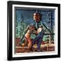 "Drilling for Oil," November 9, 1946-Mead Schaeffer-Framed Giclee Print