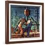 "Drilling for Oil," November 9, 1946-Mead Schaeffer-Framed Giclee Print