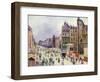 Drilling in the Rue Reaumur, 1896-Maximilien Radiguet-Framed Giclee Print