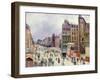 Drilling in the Rue Reaumur, 1896-Maximilien Radiguet-Framed Giclee Print