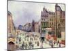 Drilling in the Rue Reaumur, 1896-Maximilien Radiguet-Mounted Giclee Print