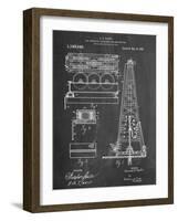 Drilling Rig Patent-null-Framed Art Print