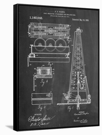 Drilling Rig Patent-null-Framed Stretched Canvas