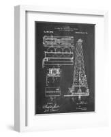 Drilling Rig Patent-null-Framed Art Print