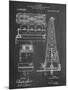 Drilling Rig Patent-null-Mounted Art Print